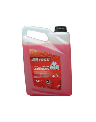 [KROSS013] KROSS ANTIFREEZE G11-37 RED 4x4L